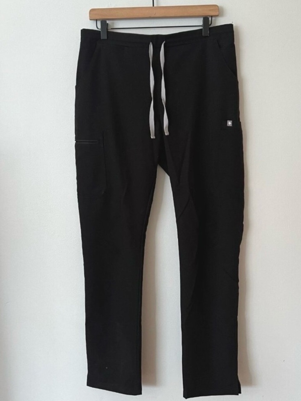 FIGS High Waisted Yola Skinny Scrub Pants Black Women's Size Medium Tall